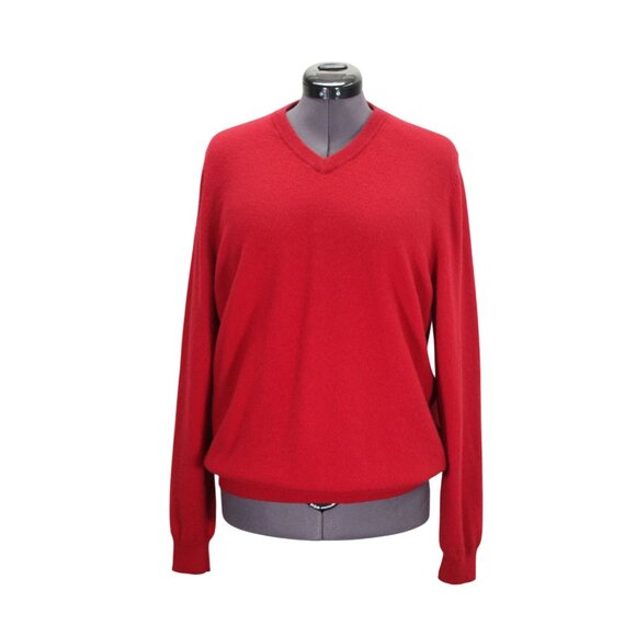 Nordstrom Pullover Sweater Men’s Size XLT V-Neck Cashmere Preppy Style‎ - Picture 1 of 9